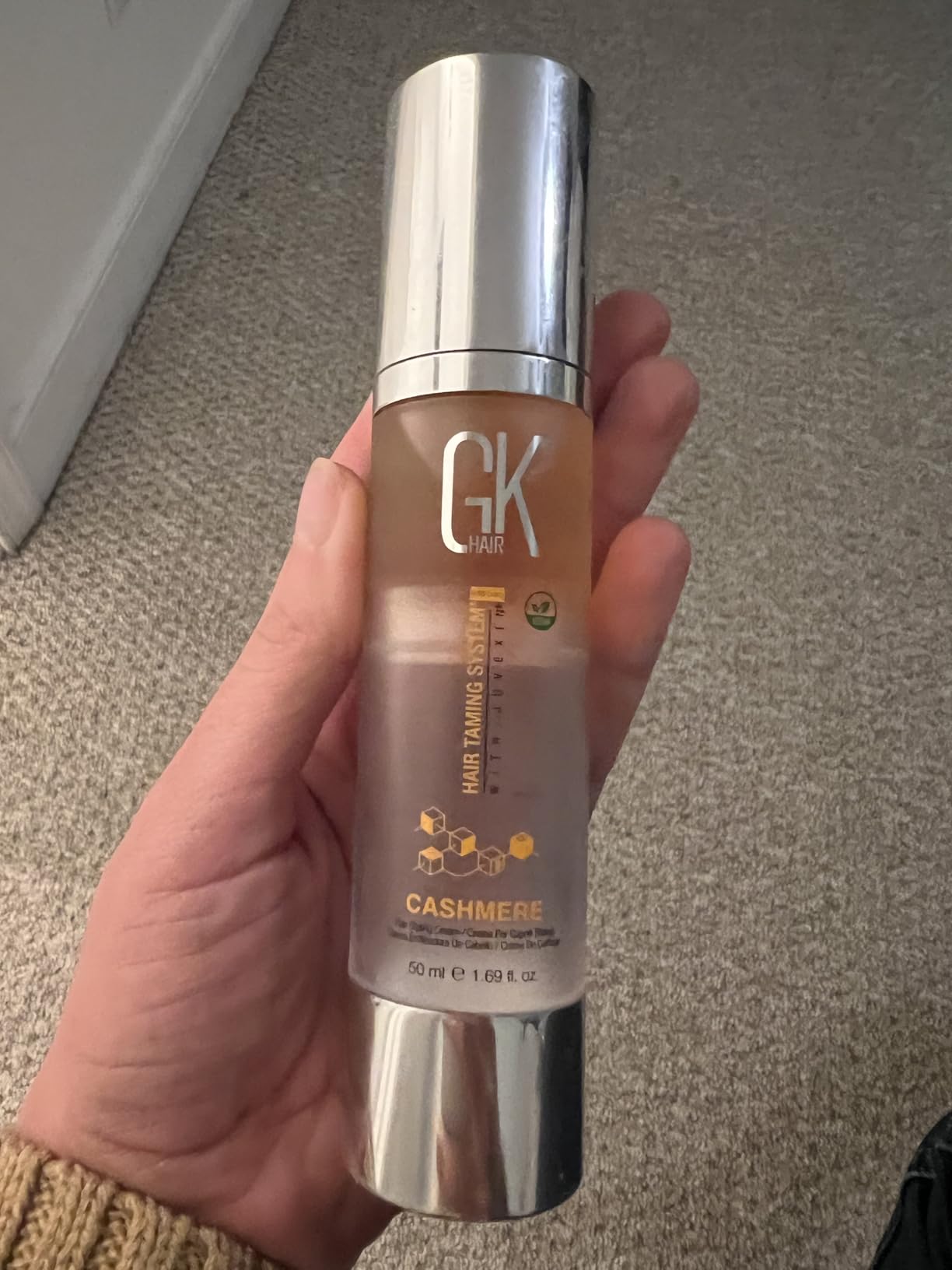 GK HAIR Oil Travel size -Argan oil For Frizz Control Upto 72 hours- Adds Shine and Smooths Split Ends- Paraben, Phthalate and Sulfate Free Daily Hair Care (0.34 oz)