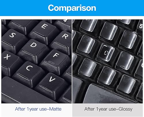 Miniatura 5 de Paquete de 2 calcomanías universales para teclado inglés calcomanías para teclado de computadora fondo negro con letras blancas para computadora