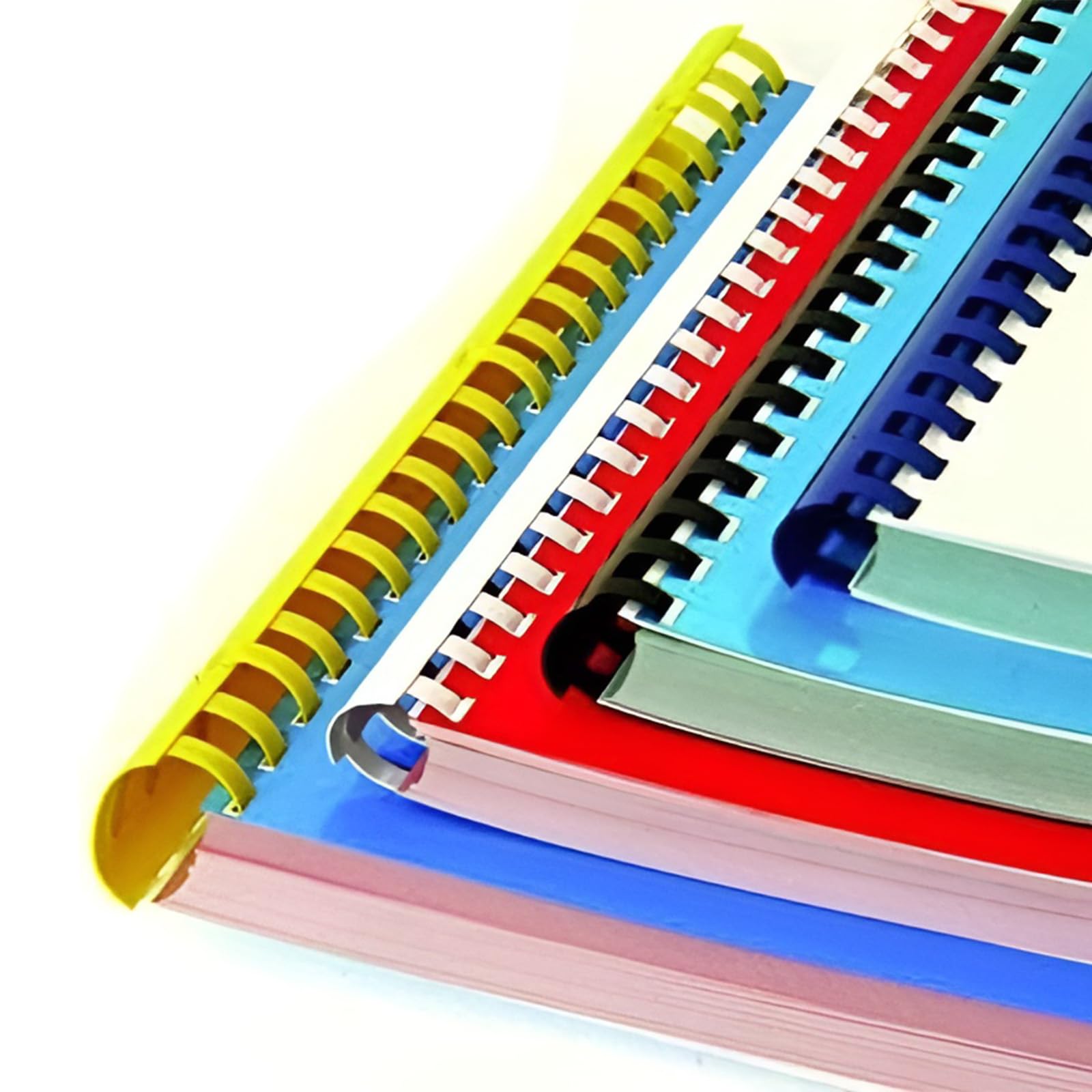 Rilegatrici manuali, Rilegatrice a Spirale, Perforatrice e rilegatrice a Pettine per Documenti da Ufficio, Perfora 12 Fogli/Rilega 500 Fogli, per Rilegatura di Carta A4, B5, A5