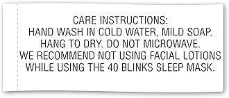 Bucky 40 Blinks No Pressure Solid Eye Mask for Sleep & Travel, Black, One Size