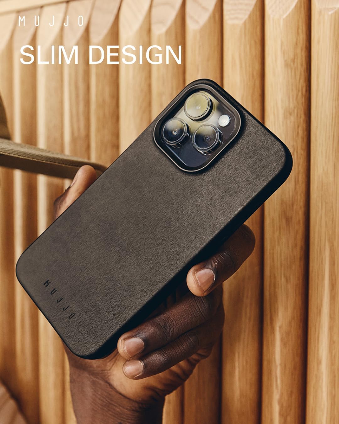 Mujjo Leather Case for iPhone 15 - Image 7