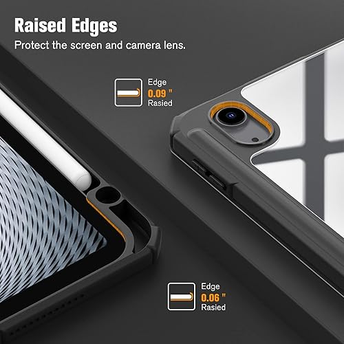 Miniatura 106 de Fintie Funda híbrida delgada para iPad Air de 11 pulgadas M3 (2025) / M2 (2024), iPad Air 5ª (2022) / 4ª generación (2020) de 10.9 pulgadas, funda a