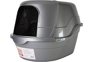 Nature's Miracle Advanced Hooded Flip Top Litter Box for Cats with Charcoal Filter