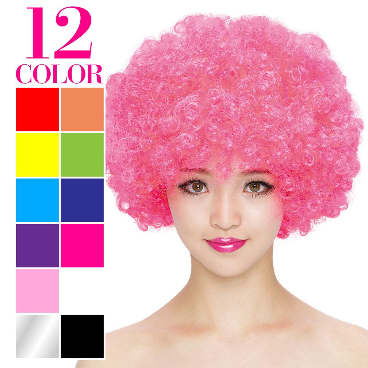 キャラクティックス バランゴン ピンク成型 アボラスカラー 送料 Amazon.co.jp: ピュア PURE PARTY カラフルウィッグアフロ キャロット