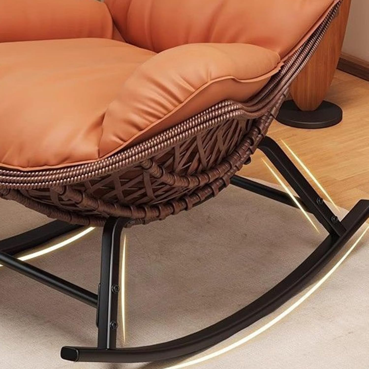 Donahutt03] ロッキングチェア 籐ロッキングチェアリクライニング