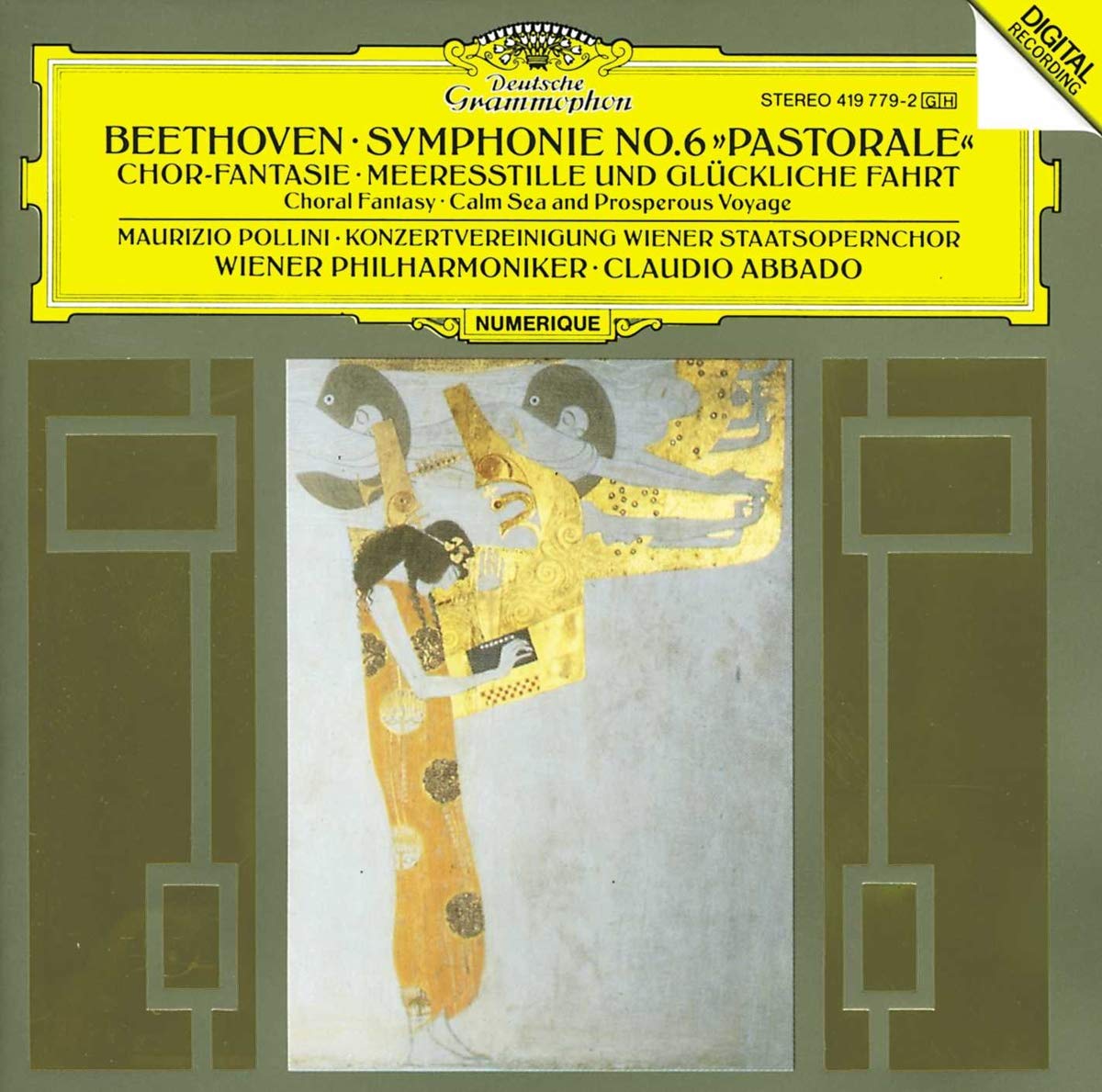 Beethoven: Sym No.6 / Fantasia For Pno & Orch Op.80 [Audio CD] Beethoven, Ludwig Van; BEETHOVEN, LUDWIG VAN and Claudio Abbado