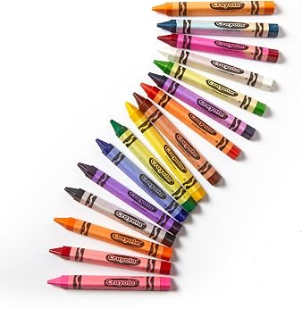 Classpack Triangular Crayons, 16 Colors, 256/BX