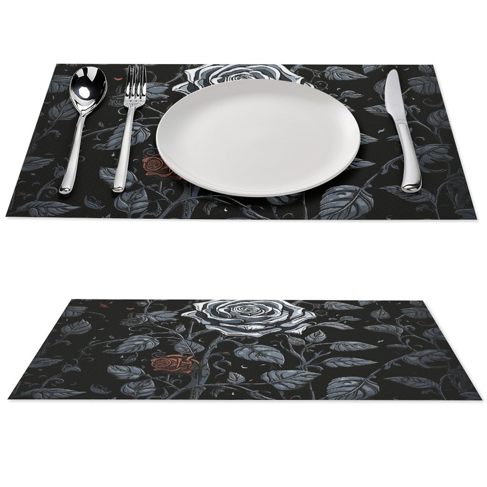 Set de table gothique rose protégeant de la chaleur vos surfaces de cuisine