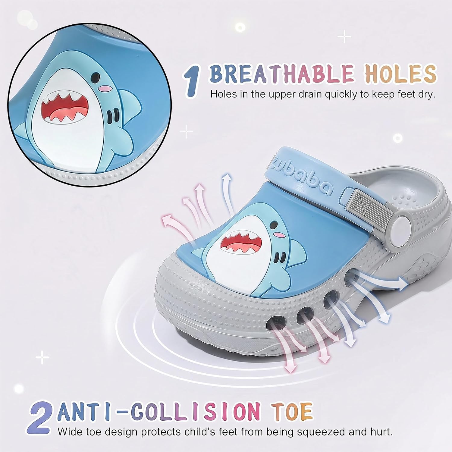 Toddler Kids Clogs Boys Girls Slides Sandals Summer Water Shoes Cute Kids Slippers Garden Beach Pool Shower