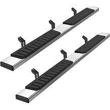 KUIPERAUTO 6 inches Running Boards Side Steps Compatible for 2007-2021 Toyota Tundra Crew MAX Cab 4 Full Size Doors