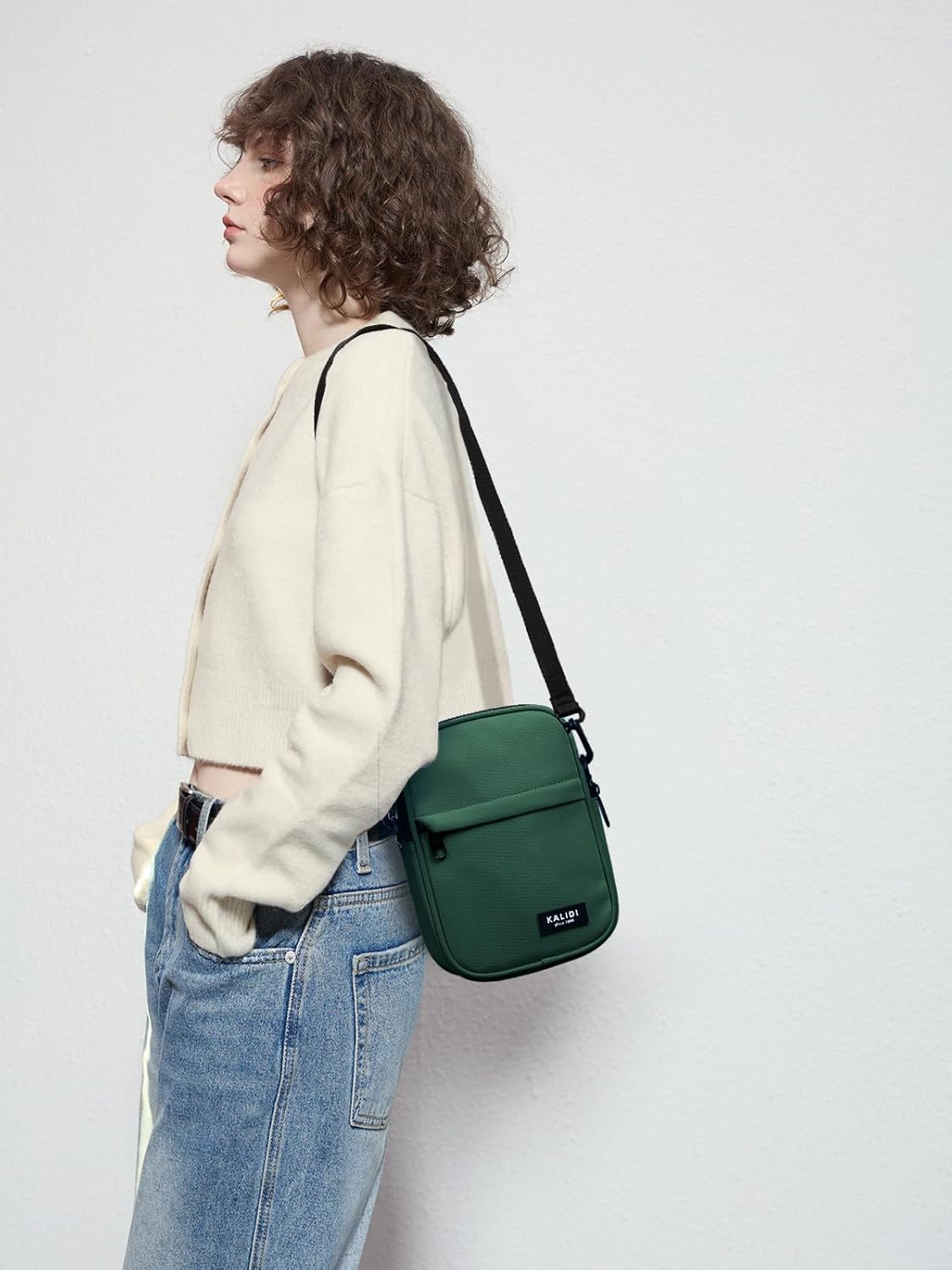 KALIDI Crossbody Sling Bag for Women Men Multi Position Small Purse Waist Fanny Pack with Adjustable Strap - Image 7