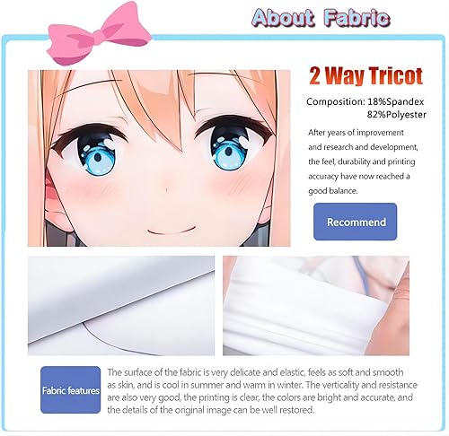 Miniatura 3 de Dakimakura Klee - Funda de almohada corporal de doble cara de tamaño real para esposas o maridos Dakimakura Otakura Anime Dakimakura Otaku