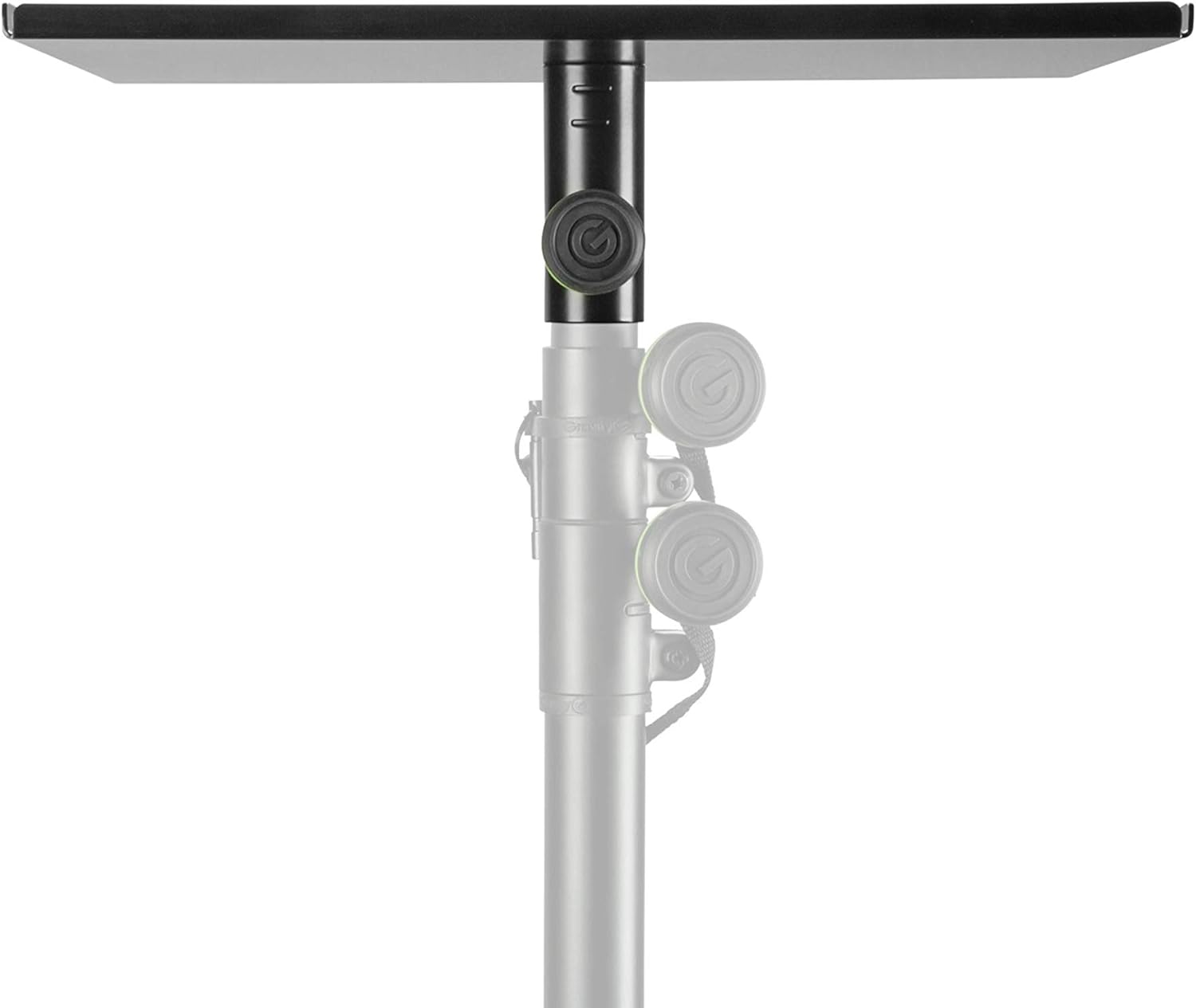 Gravity Multi-Purpose Tray SA BTRAY1 Equipment Tray for Projectors Laptops and Monitors for 35 mm Stands, black