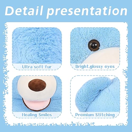 Vista 21 de MaoGoLan - Oso de peluche gigante para niñas Marrón