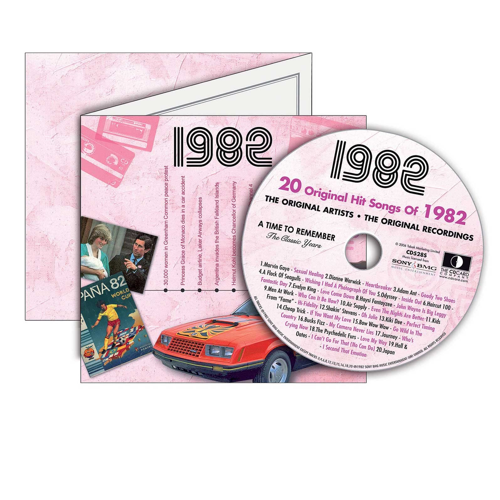 The CDCard Company 1982 The Classic Years CD Greeting Card [Audio CD]