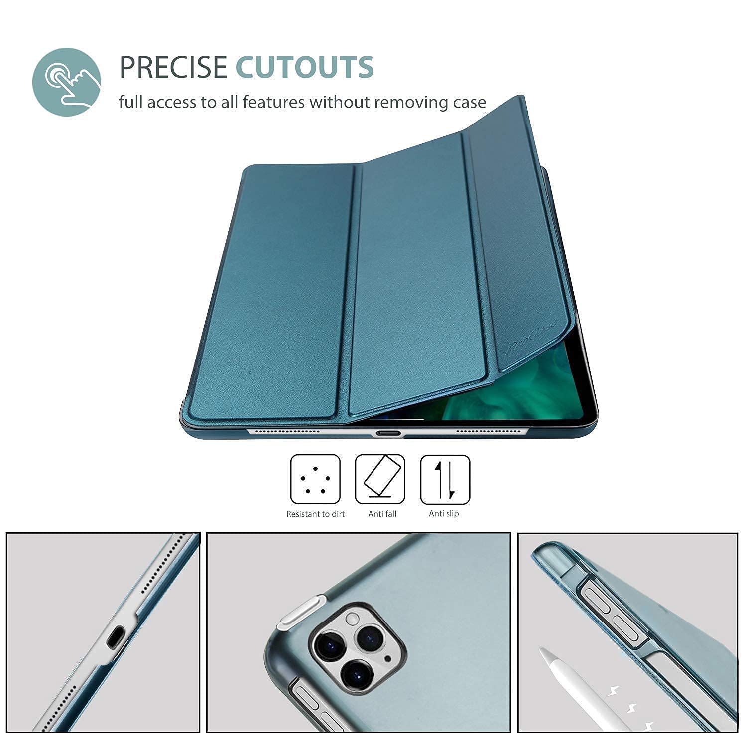 Amazon.com: ProCase Teal iPad Pro 11 Slim Hard Shell Case 2020