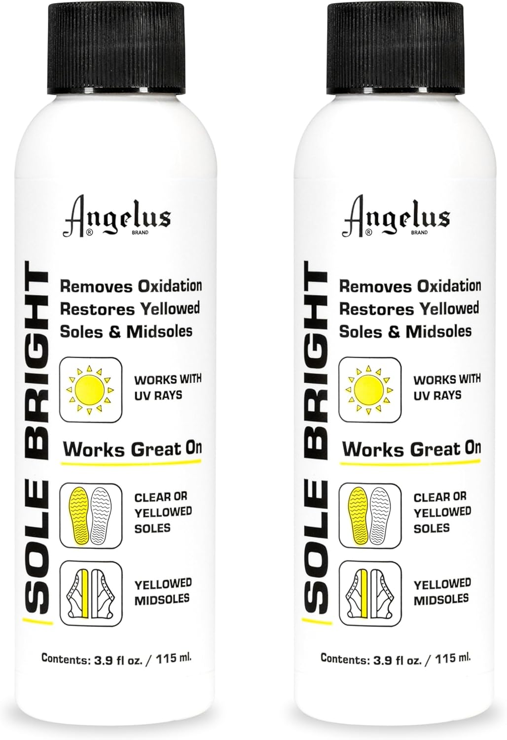 Angelus Sole Bright 3.9 oz Paquete de 2