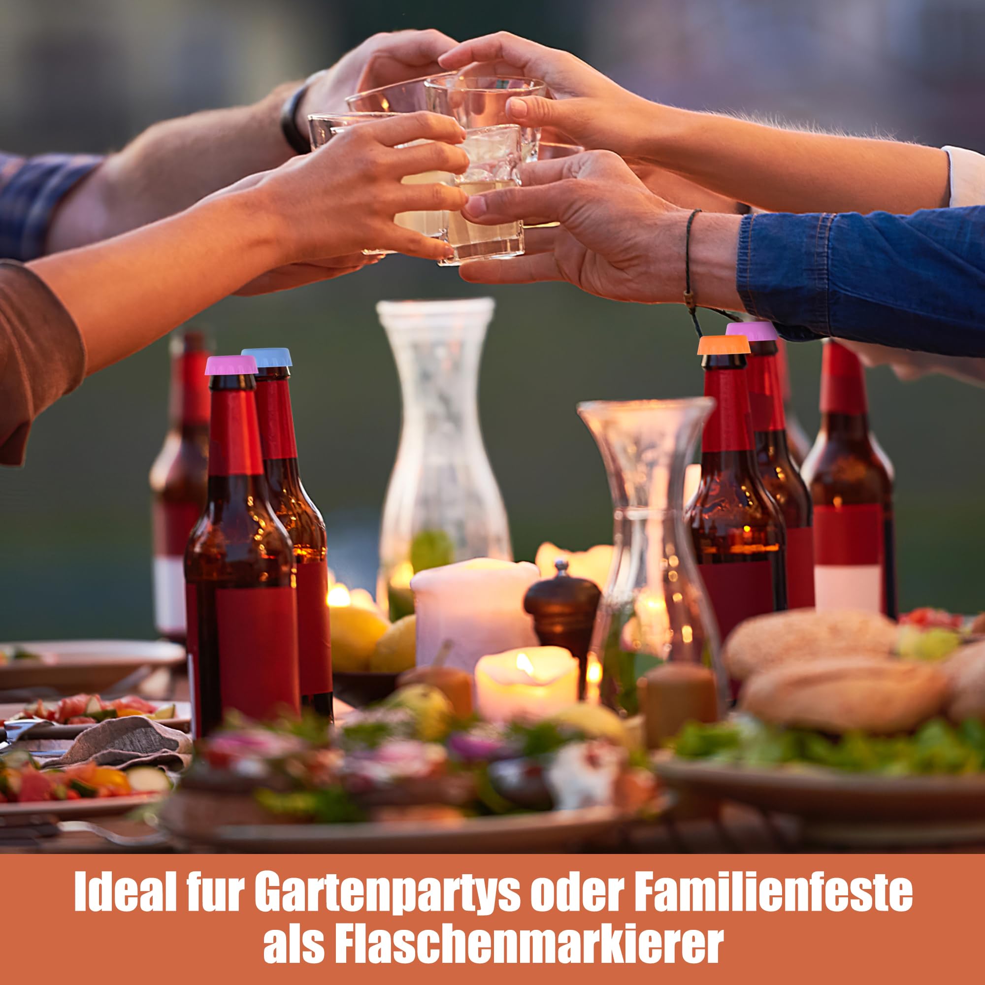 2 Pièces Porte Bouteille Frigo En Silicone, Tapis En Bière Range