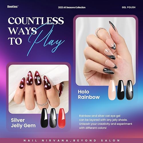 Miniatura 4 de Esmalte de uñas de gel Beetles 677