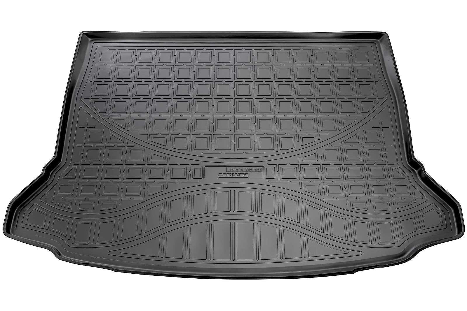 RECAMBO Juego de Alfombrillas de Goma y Bandeja para Maletero para Mercedes Clase A | W177 | a Partir de 2018-100% a Medida para Coche y Maletero de TPE Antideslizante, Color Negro
