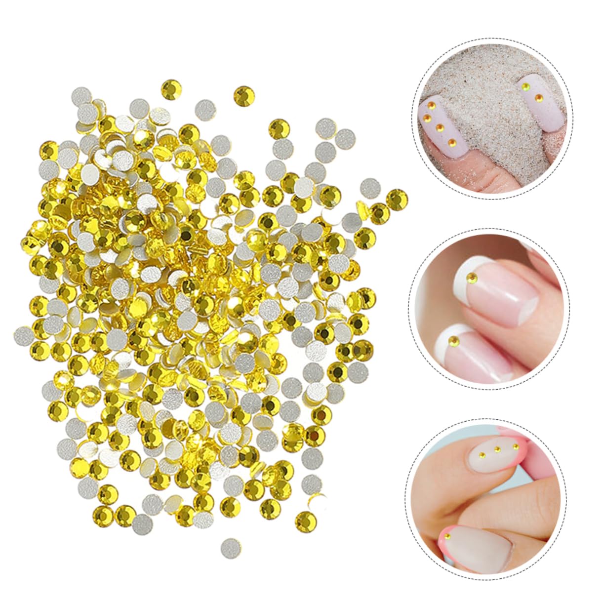 Operitacx 14400 Pezzi Di Cristallo Smalto Strass Accessori Per Unghie Nail Art Strass Gemme Per Unghie In Acrilico Fai Da Te Manicure Decori Gemme Per Le ie Fai Da Te