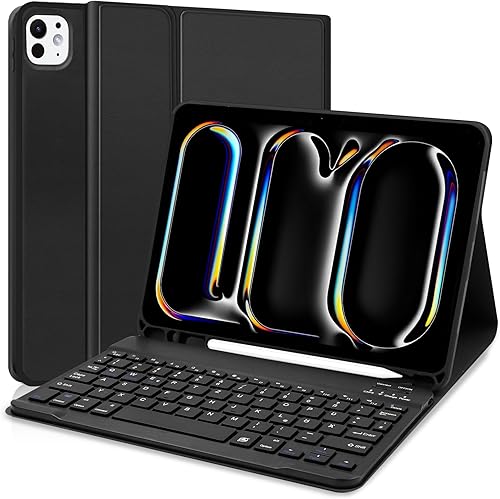 Tastatur Hülle für iPad Pro 11 M5/M4 (2025/2024) - Deutsche Layout QWERTZ Abnehm