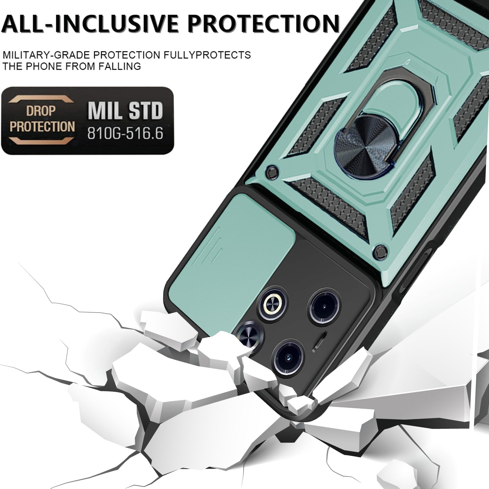 KZIOACSH Case for Infinix Hot 40i/Infinix Smart 8 - Image 2