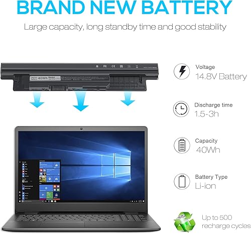 Miniatura 8 de Fancy Buying Batería recargable XCMRD de 40 Wh para Dell Inspiron 3421 5421 3521 5521 3721 5721 14 15 17 N121y Mr90y, 3000 15-3521 15-3537 15-3541