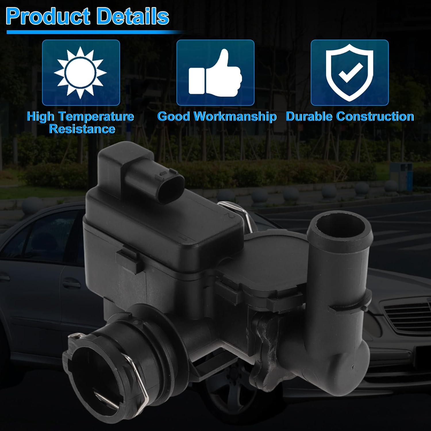 Heater Control Valve HAVC Heater Control Valve Solenoid for Mercedes-Benz E320 03-09 for Mercedes-Benz E350 Replace 2118320584/2118320084/A2118320584