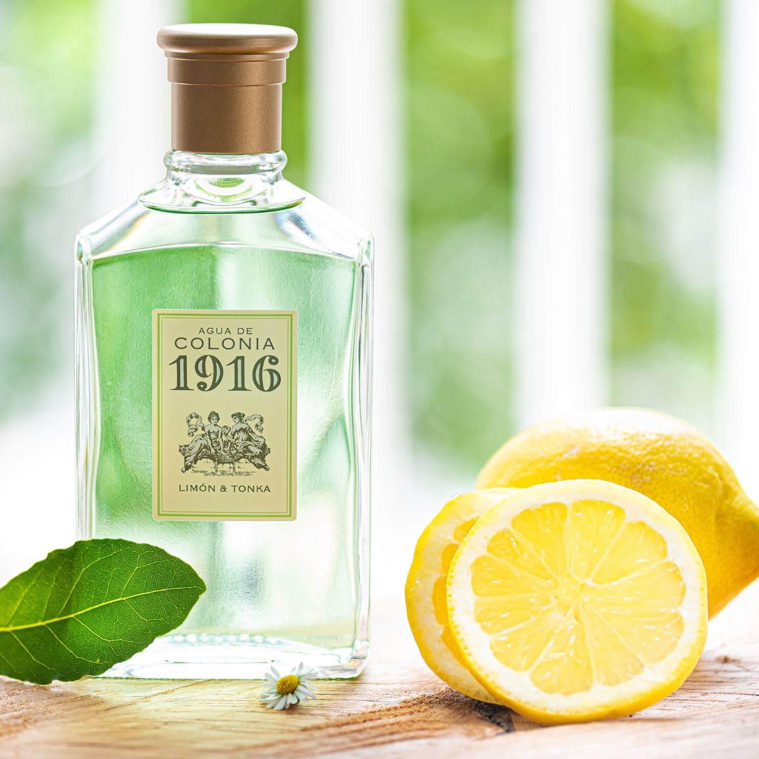 1916 - Limón & Tonka 400 ml, Agua de Colonia Hombre y Mujer, Perfume Unisex, Eau de Toilette Masculina y Femenina, Fragancia Fresca, Cítrica y Delicada, Aroma de Larga Duración