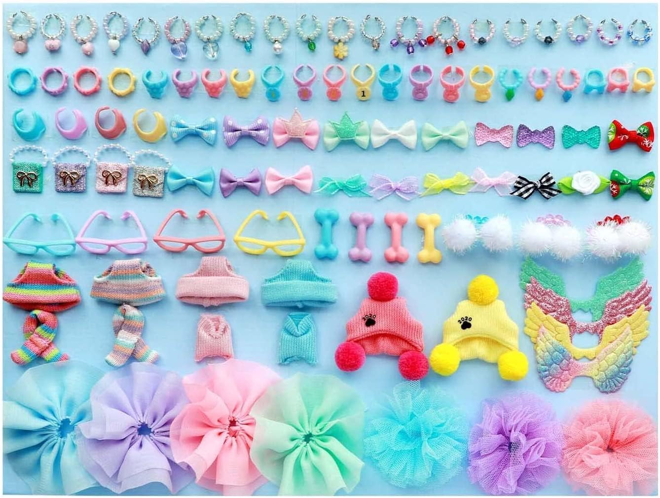 NEFLUM lps Accessories Random 20pcs, lps Accessories Tutu