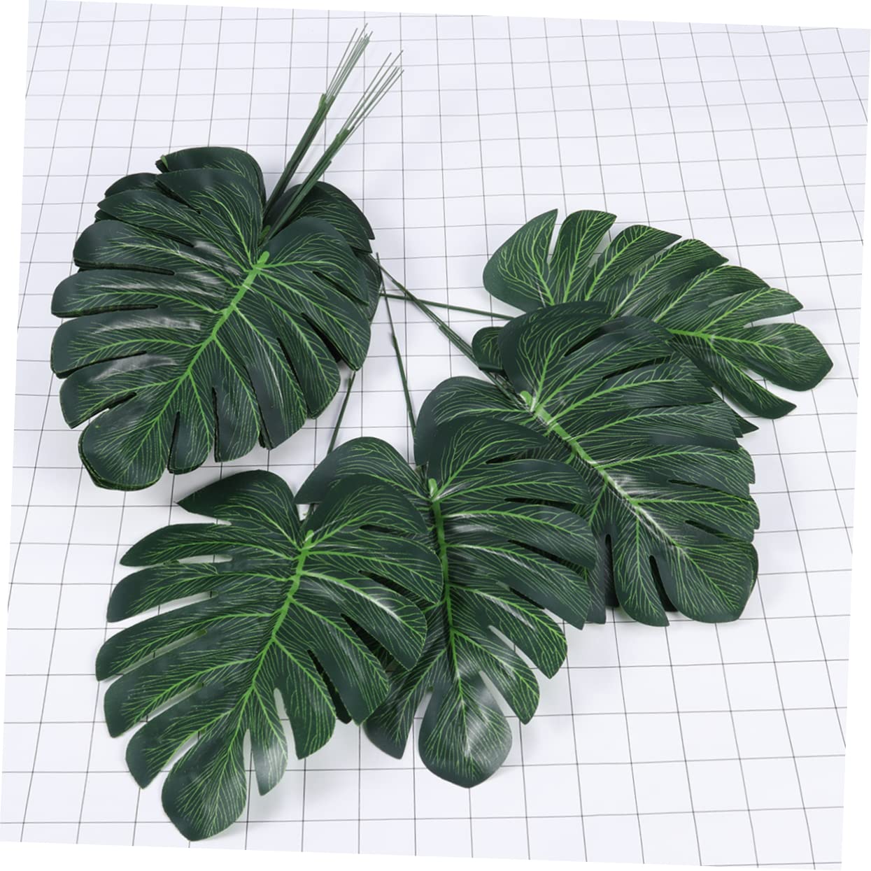 MAGICLULU 3 Set Di Viti Artificiali Realistiche Da Parete Piccole Dimensioni Foglie Verdi Finte Fiori Di Monstera Decorazioni Per La Casa E Lufficio 30 Pezzi * 3
