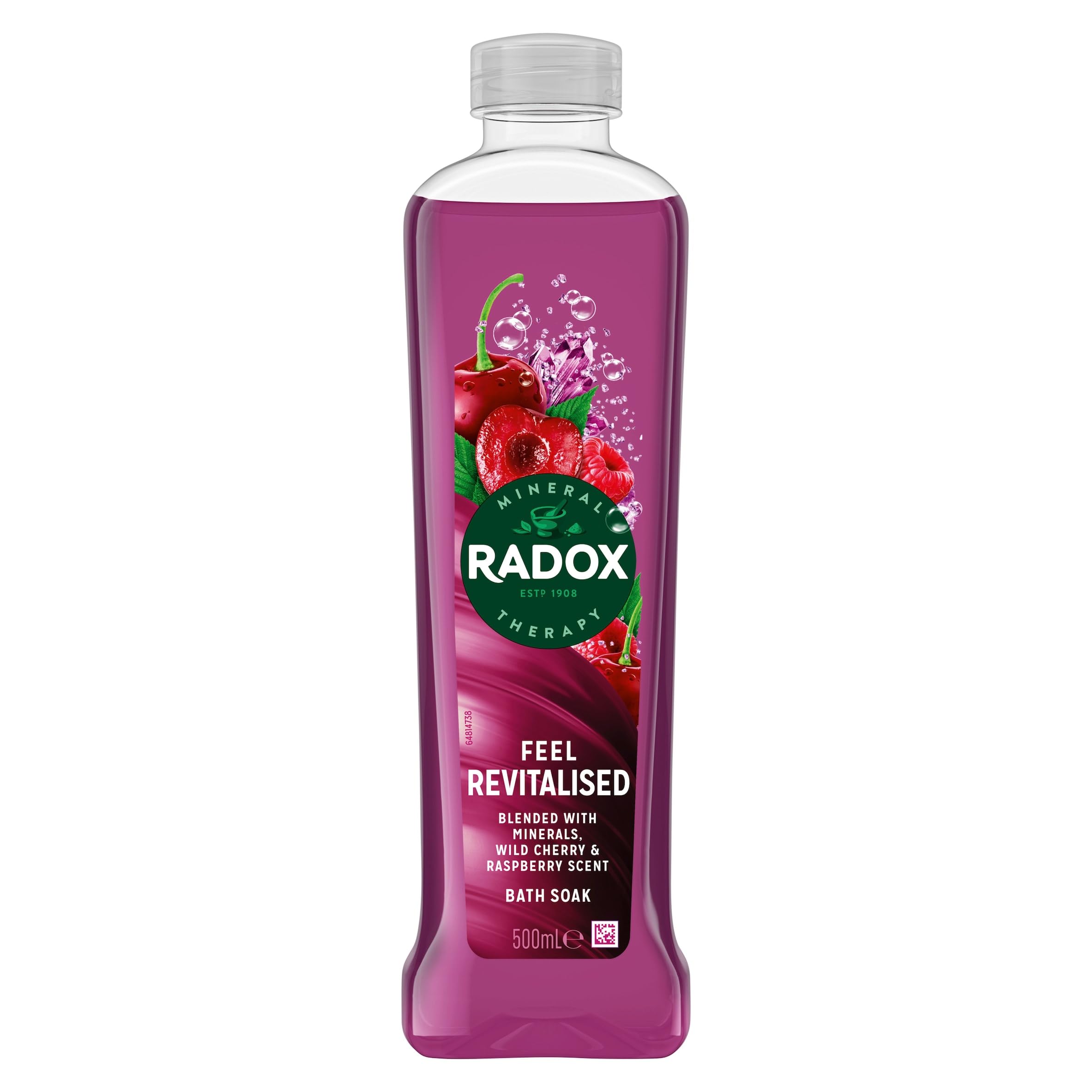 Radox Mineral Therapy Feel Revitalised Bath Soak Bath Gel Uniquely Blended with Minerals
