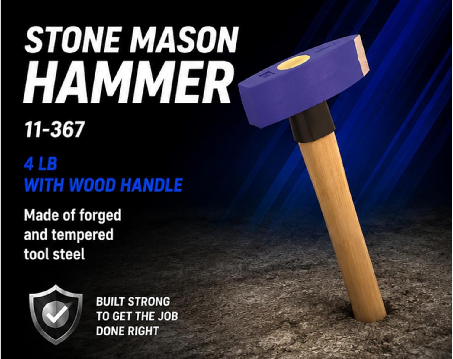 Bon Tool Stone Mason Hammer 4 lb.