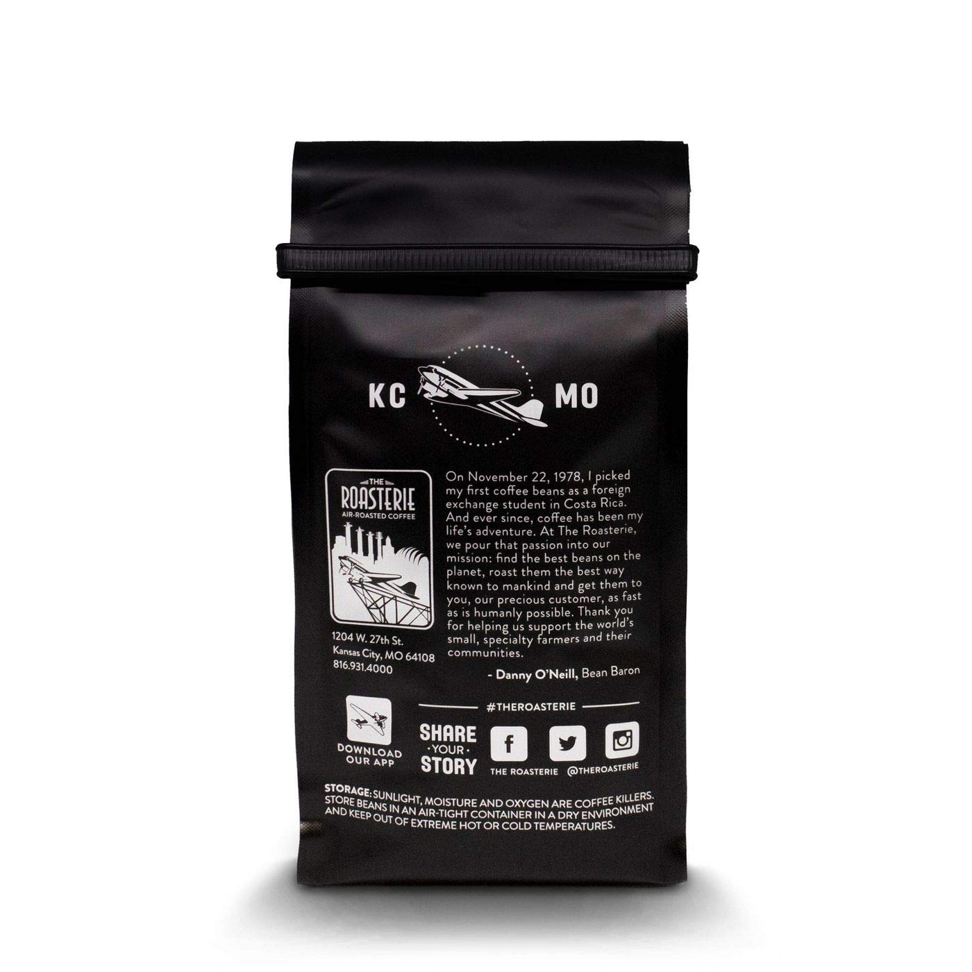 The Roasterie Air-Roasted Coffee - True Blue Blend, Whole Bean (2.5 lbs)