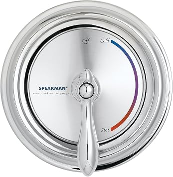 Speakman Sentinel Mark II CPT-3000 Pressure Balance Shower Valve Trim, Polished Chrome