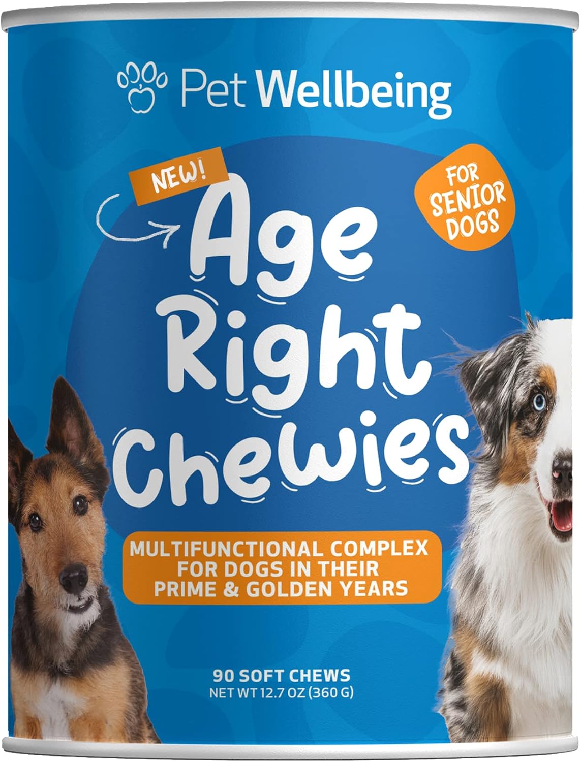 Pet Wellbeing Age Right Chewies for Dogs in Their Prime
