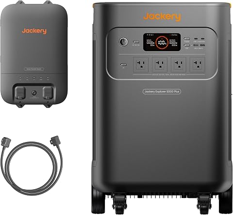 Jackery Explorer 5000 Plus Portable Power Station with Smart Transfer Switch