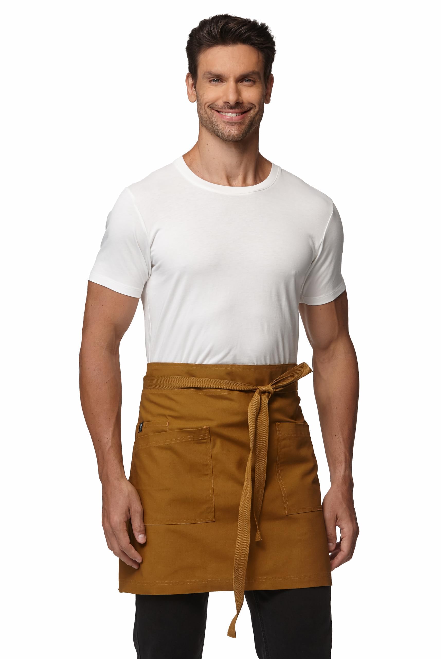 Grembiule da cameriere unisex, metà grembiule da ristorante, 4251