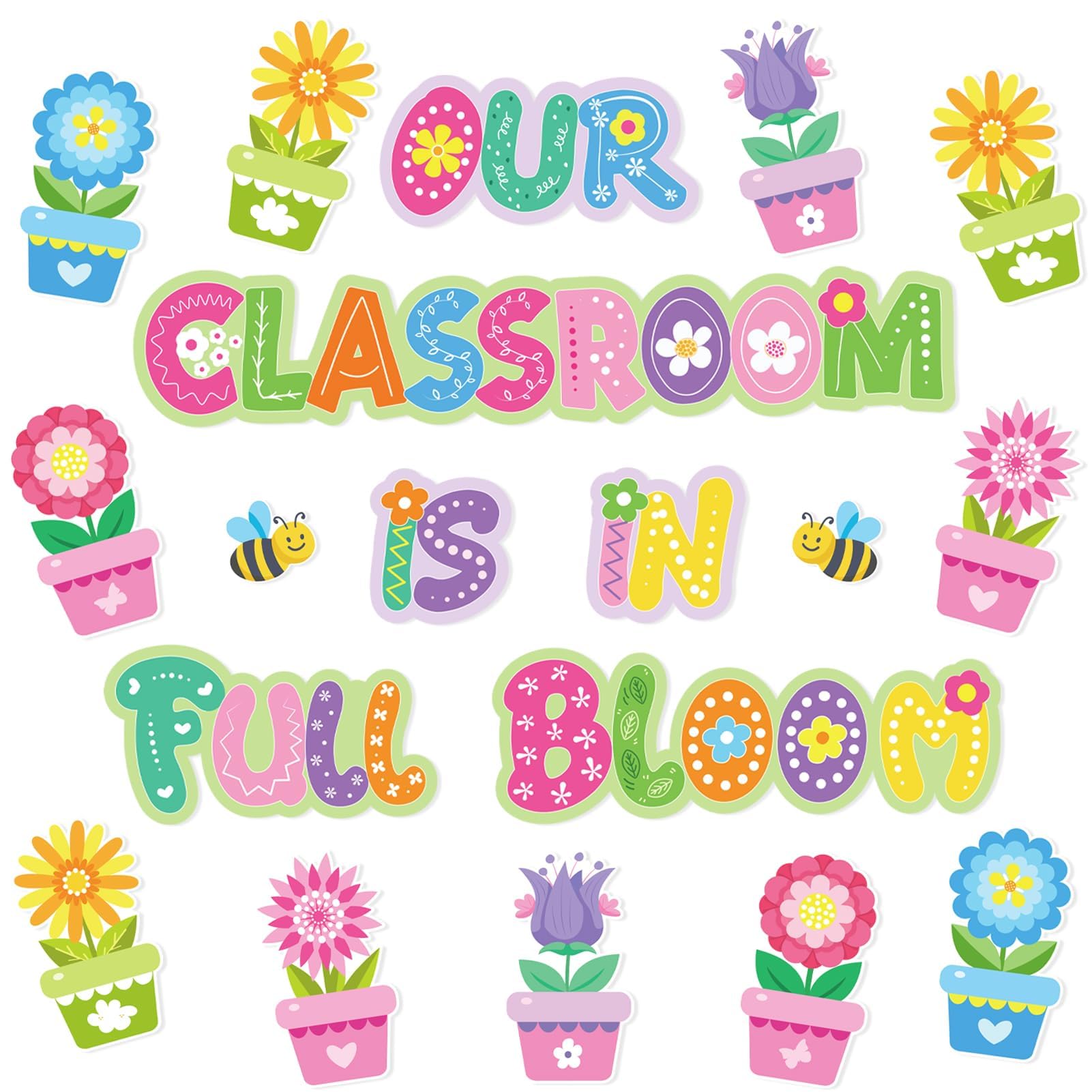 amazon-com-vabamna-spring-bulletin-board-decorations-for-classroom-31pcs-our-classroom-is-in-full-bloom-spring-flower-cutouts-classroom-decorations-for-spring-home-school-wall-door-decorations-office-products for Free Printable Bulletin Board Cutouts Amazon.com: VABAMNA Spring Bulletin Board Decorations for Classroom - 31pcs Our Classroom is in Full Bloom Spring Flower Cutouts Classroom Decorations for Spring Home School Wall Door Decorations : Office Products for Free Printable Bulletin Board Cutouts