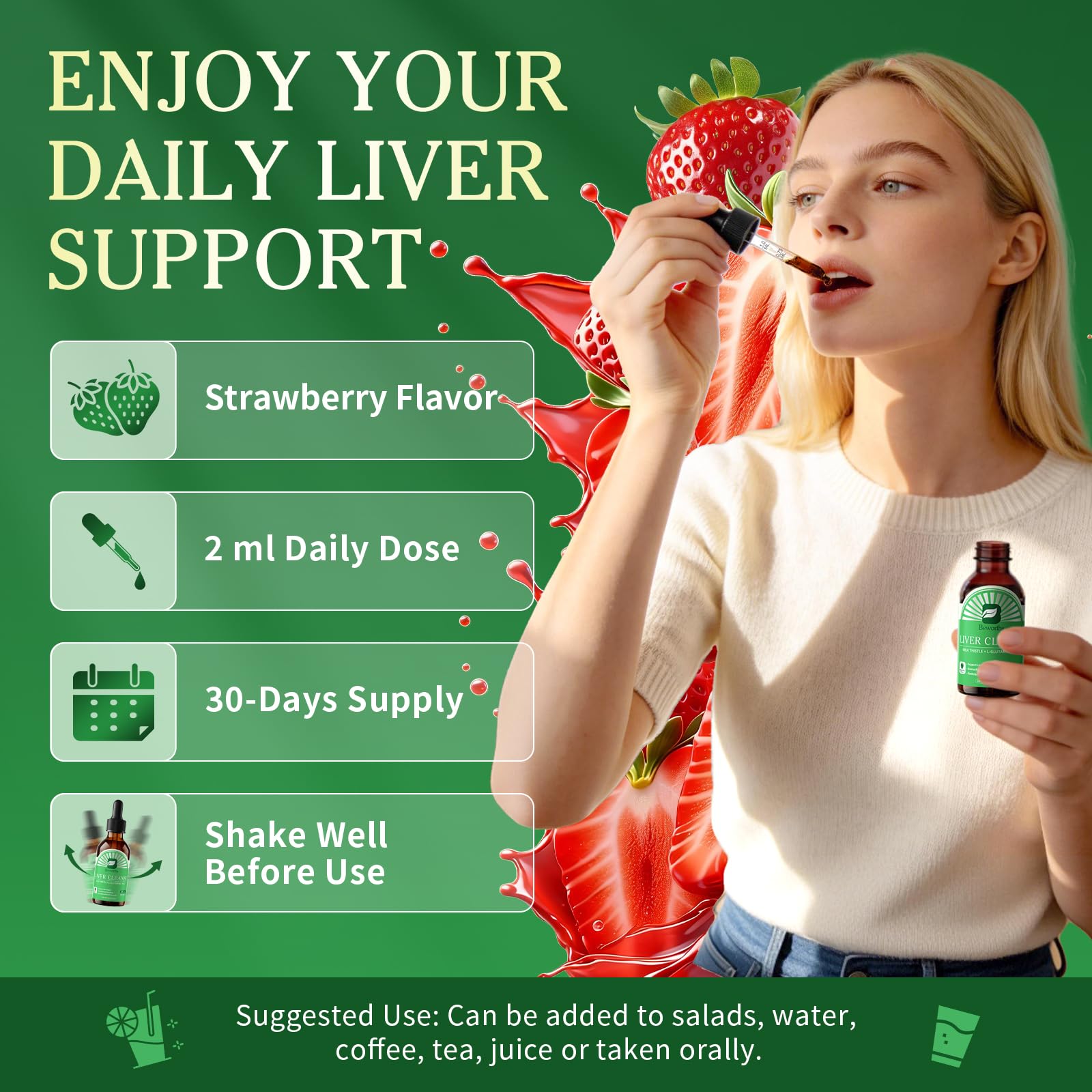 Liver Cleanse Detox & Repair - Liver Support Liquid Drops, 2 Fl Oz — Amazon image 8