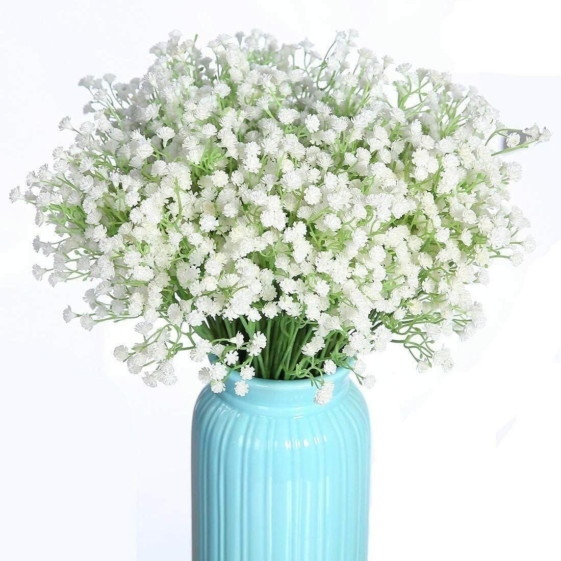 Plastic Well Art Gallery Artificial BabyS Breath Flower Sticks For Home Decor | Living Room (White, 3) White Wild Flower Artificial Flower (26 Inch, Pack Of 3, Flower Bunch) (B0CWRXP13K) Amazon Price History, Amazon Price Tracker