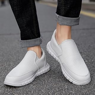 Generic Men's Slip-On Climbing Shoes Ultra-Durable Casual Daily Sneakers Skid-Proof Field Walking Shoes Soft Fashionable Athletic Hiking Exercise Sneakers