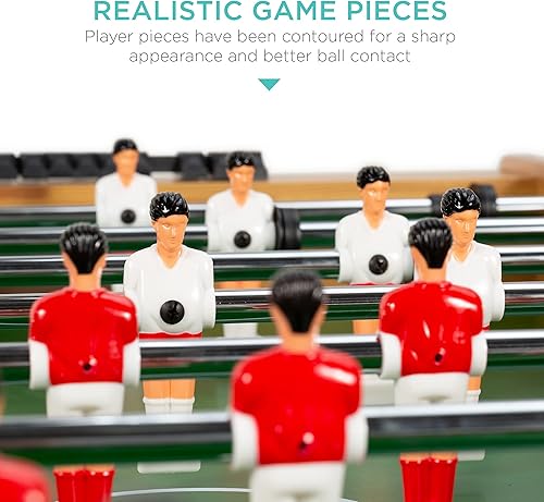 Miniatura 5 de Best Choice Products futbolín de mesa 48 pulgadas tamaño competición sala de juegos de fútbol deportes fútbol