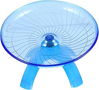 Ipetboom 1Pc Hamster Disco Voador Roda Pequena Esteira Correndo Brinquedos Animais Brinquedo De Exercício Correndo Para Rato Dispositivo De Diversão Para Animais De Estimação Suprimentos