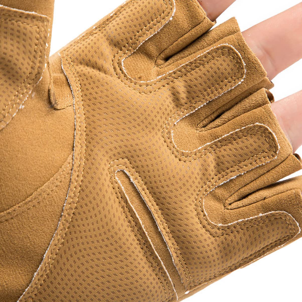 BESPORTBLE 3pares Guantes De Ciclismo De Dedo Resistentes Al y Antideslizantes para y Actividades Unisex XL Color Khaki
