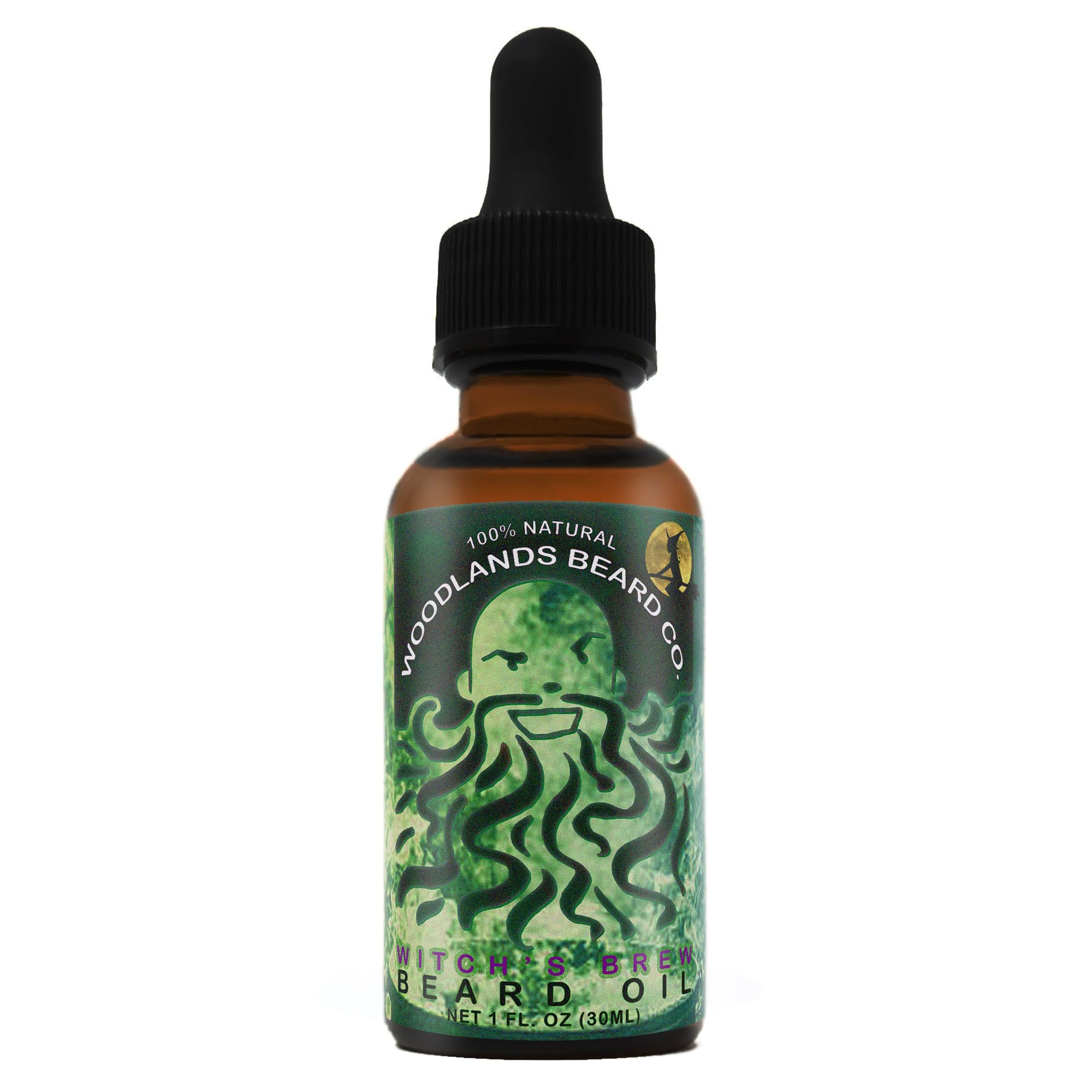 Witch's Brew Beard Oil Scented with Silver Fir, Patchouli, Frankincense and Lavender (1 oz.)