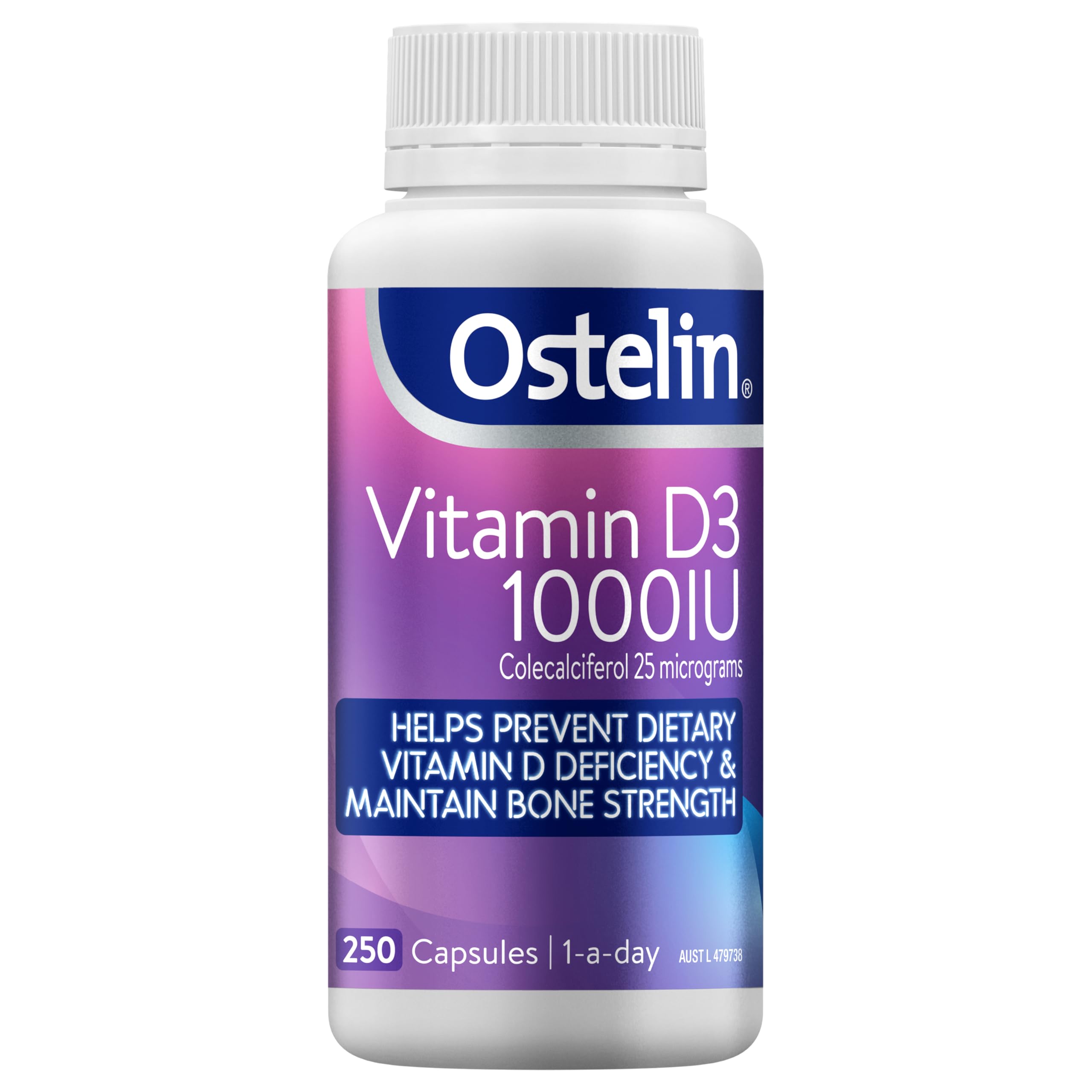 Ostelin Vitamin D3 1000IU - Supports Bone Strength - Maintains Healthy Immune System & Muscle...