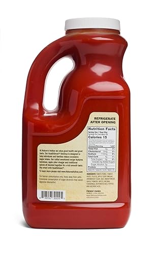 Miniatura 6 de Nature's Hollow HealthSmart Ketchup sin azúcar Ketchup sin azúcar añadido, bajo en calorías, keto, sin gluten, ketchup bajo en sodio, botella de