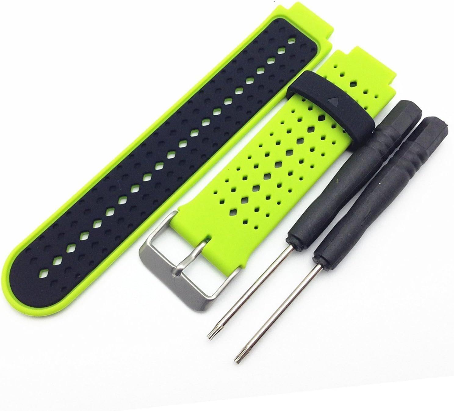 1PC Replacement Silicone Bands with 2PCS Pin Removal Tools for Garmin Forerunner 220/230/235/620/630/735XT (No Tracker, Replacement Bands Only) image 3